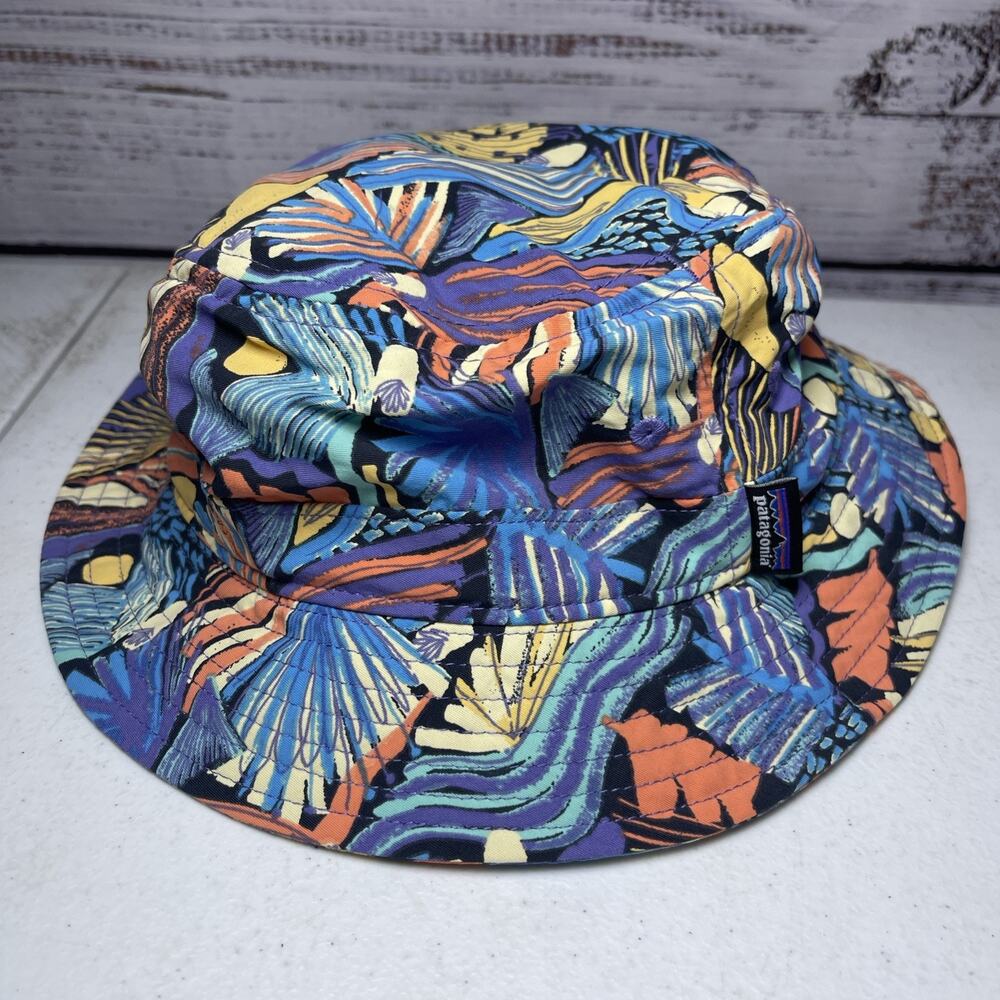 Patagonia Bucket Hat Sun Cap Unisex Men’s Sz Small 50th Anniversary 100% Nylon